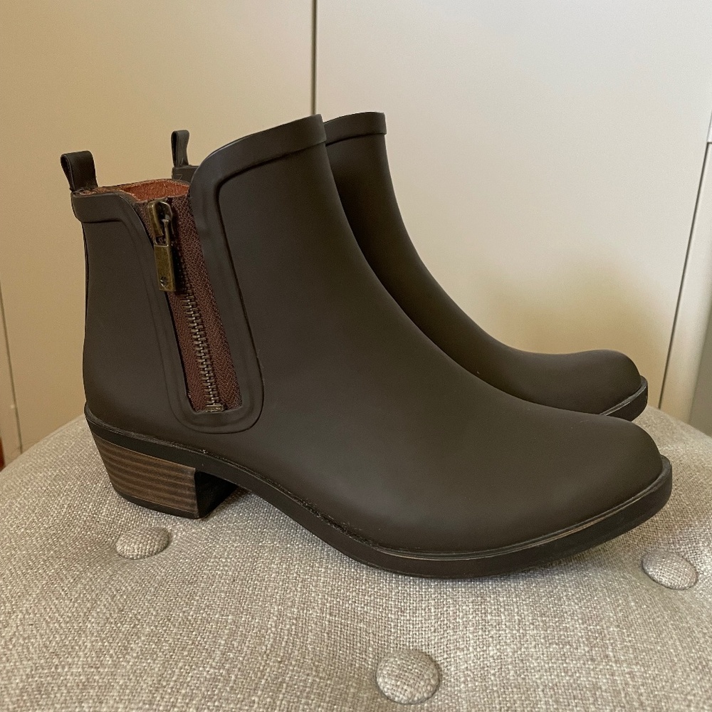 Women’s Lucky Brand Basel Ankle Rain Bootie Short Rain boots Size 7